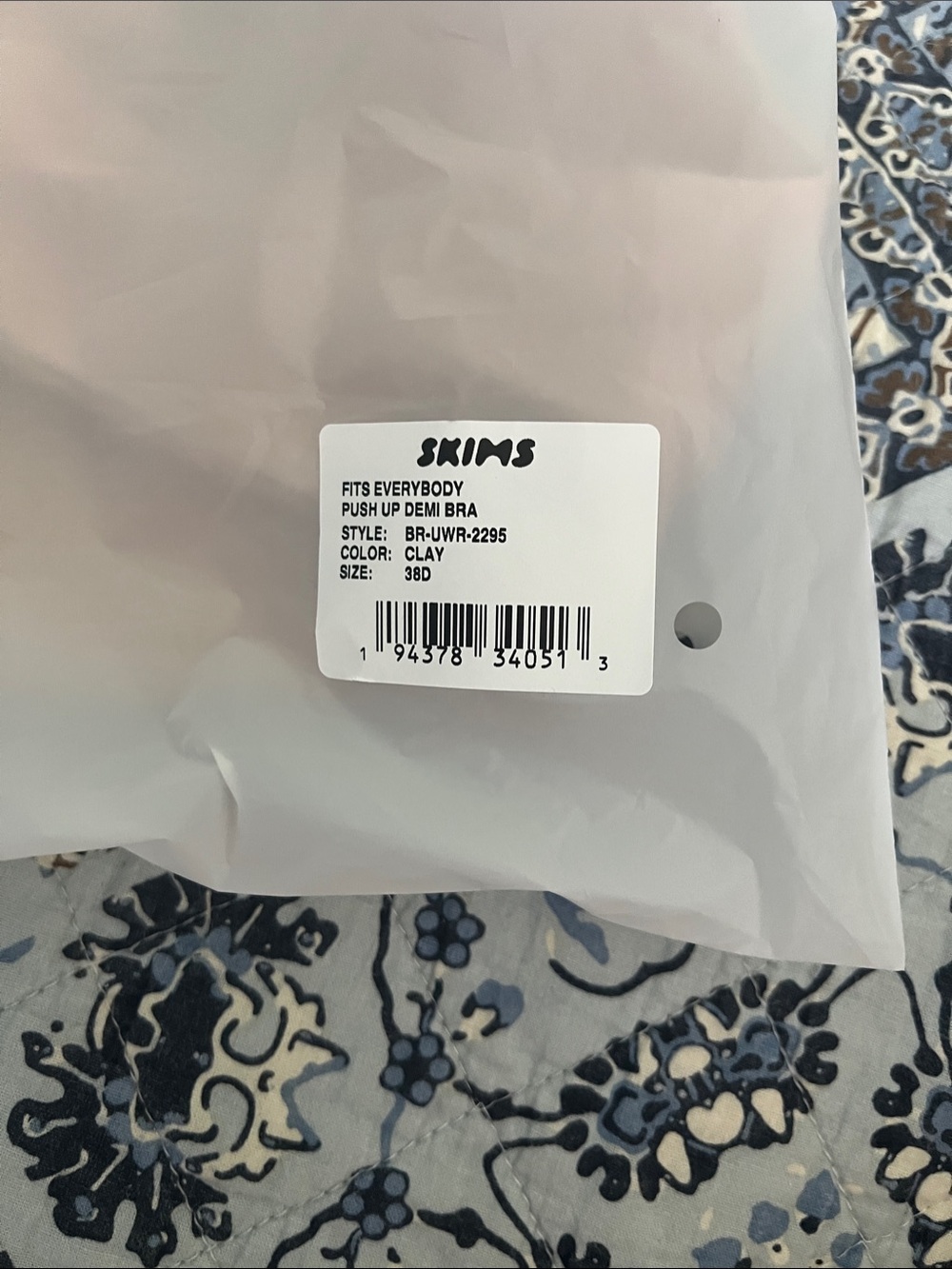 SKIMS Push Up Demi Bra - Clay